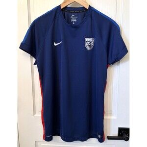 USA Women’s Soccer Nike Dri-Fit Shirt XL Jersey US Authentic Football Blokecore